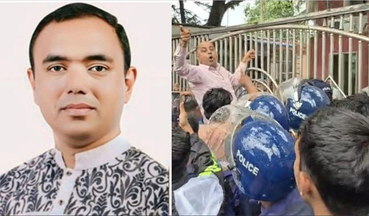 কুমিল্লায় বিএনপি নেতাকে আটক, বিক্ষোভ ও থানা ঘেরাও