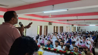 হবিগঞ্জে শিক্ষার্থীদের সঙ্গে কেন্দ্রীয় ছাত্রদল সভাপতির মতবিনিময়