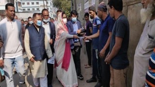 নারায়ণগঞ্জে নৌকার পক্ষে ভোটের প্রচারে ফরিদুন্নাহার লাইলী