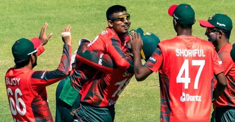 জিম্বাবুয়েকে হারিয়ে সিরিজে সমতায় ফিরল বাংলাদেশ