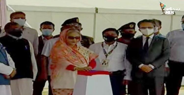 পায়রা তাপ বিদ্যুৎকেন্দ্র উদ্বোধন করলেন প্রধানমন্ত্রী